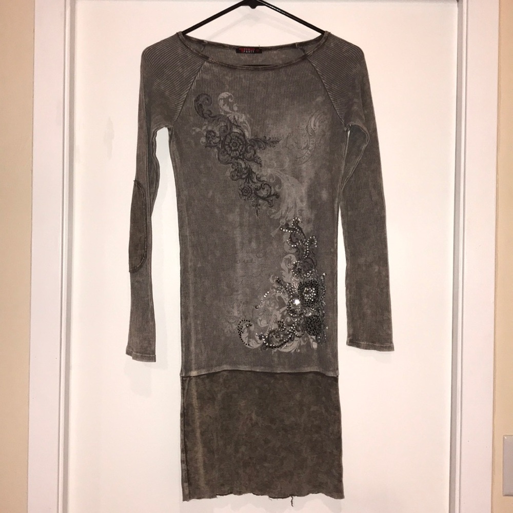 T Party cotton dress